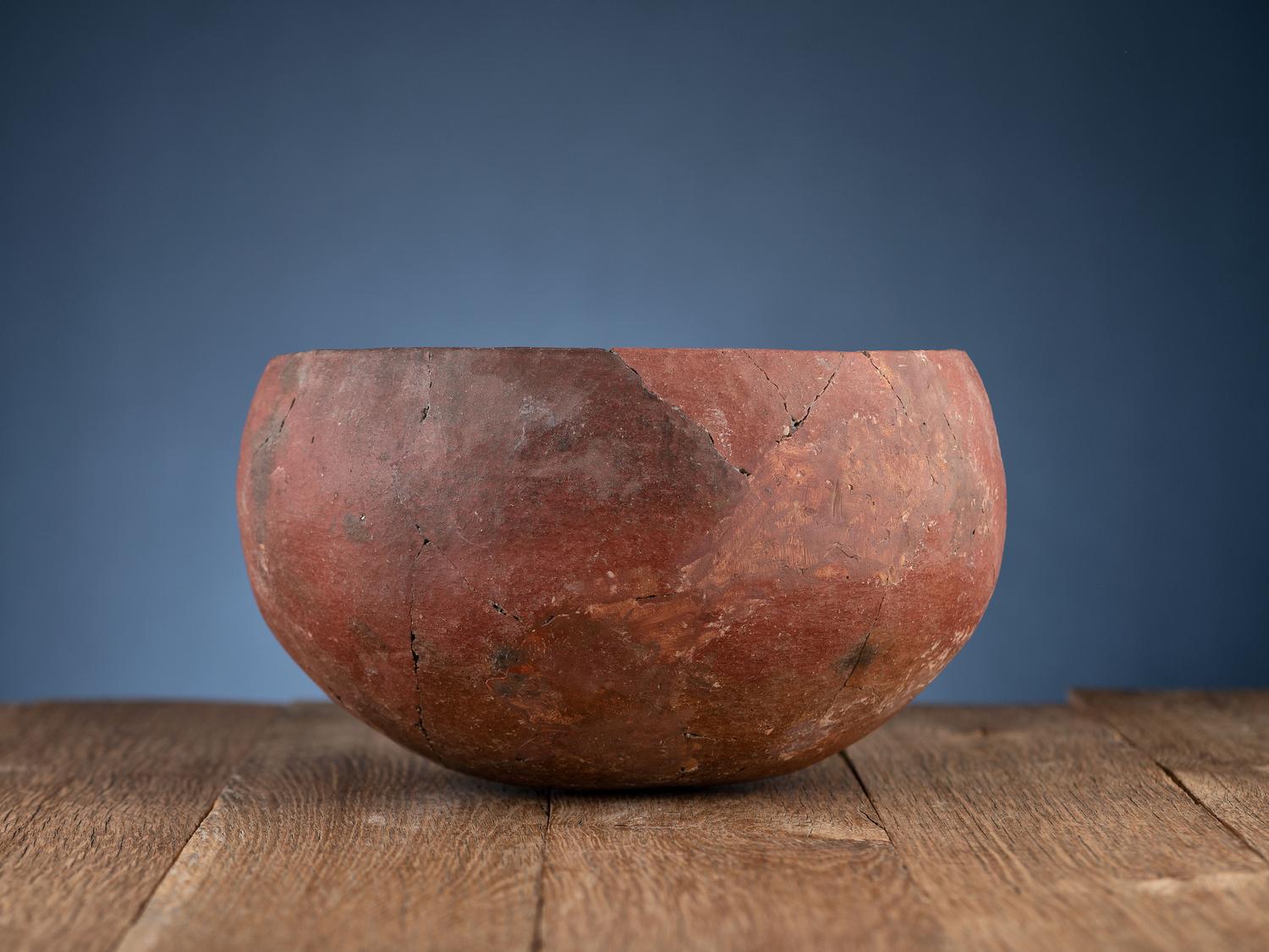 Roosevelt Redware Pottery Bowls