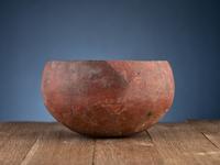 Roosevelt Redware Pottery Bowls