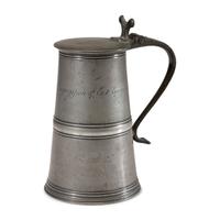A Scottish Pewter Communion Flagon