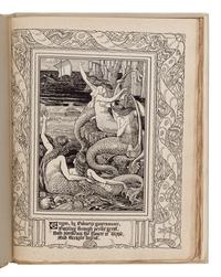 [Fine Press - Chiswick Press]. -- [Crane, Walter (1845-1915), illustrator]. Spenser, Edmund (1552-1599). The Faerie Queene . Thomas J. Wise, editor. London: Chiswick Press for George Allen, 1897.