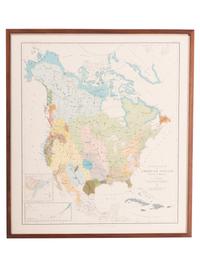 [MAPS & ATLASES -- NATIVE AMERICANS]. A group of 3 Powell Survey maps, comprising: