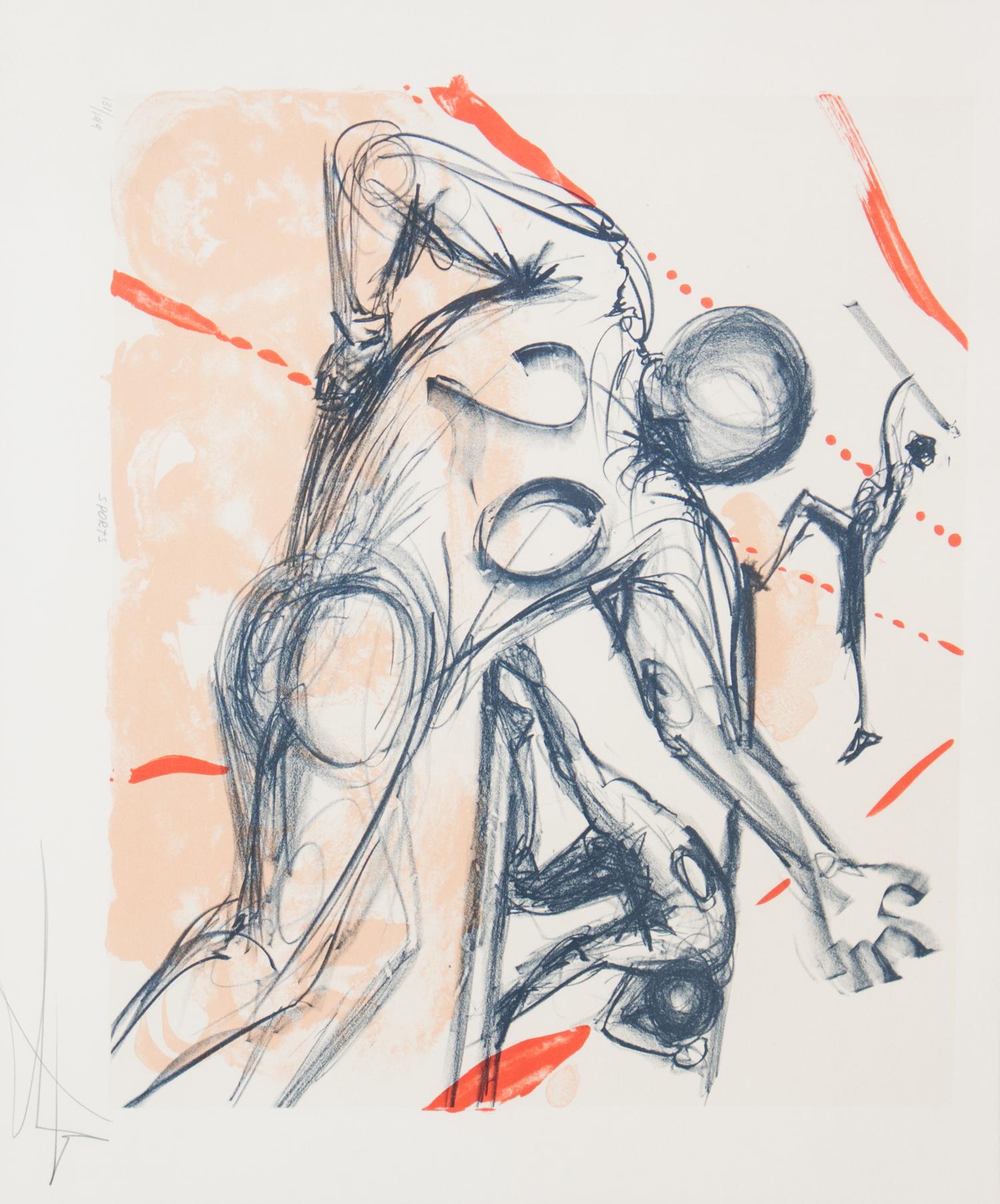 Salvador Dali, (Spanish, 1904-1989), The Golfer and Football, two works from the Sports portfolio
