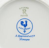 A Raynaud and Co. Limoges Porcelain Dinner Service