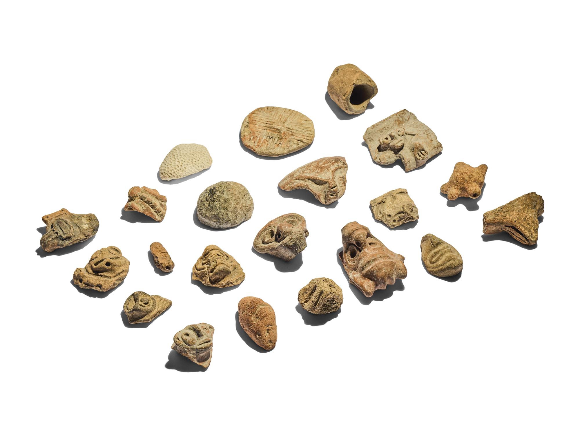 A Group of Twenty Two Small Ancient Objects and Fragments