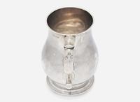 A silver cann, William Cowell, Jr. (1713-1761), Boston, MA, circa 1750