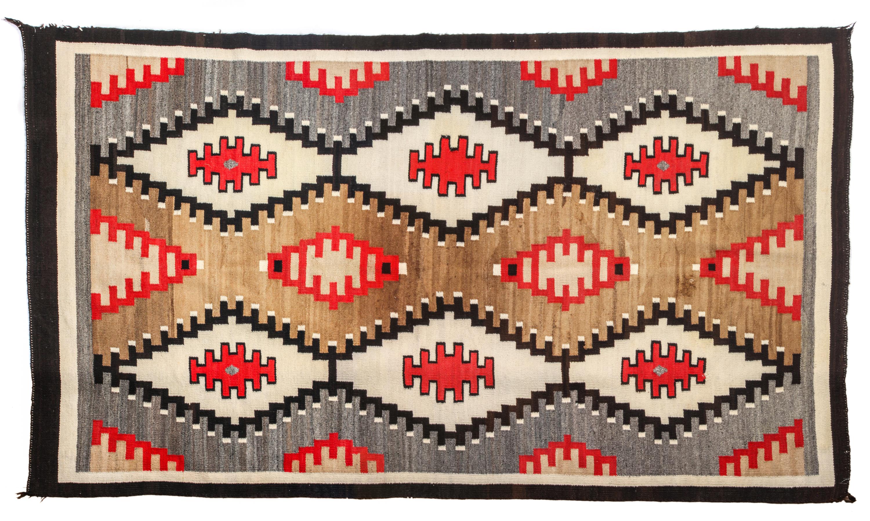 Two Navajo Klagetoh Rugs Larger: 76 x 48 inches — Early 20th Century