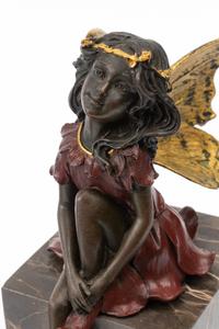 Three Continental Bronze Sculptures on Marble Bases