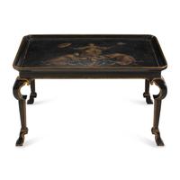 A Louis XIV Style Painted Low Table