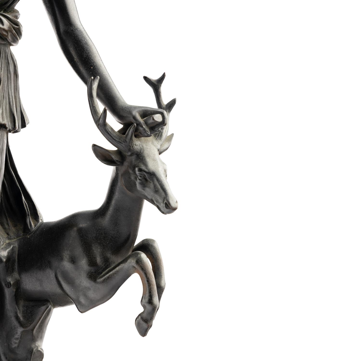 A French Bronze Figure of Diana of Versailles