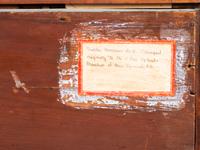 A Federal Mahogany and Marquetry Tambour Desk