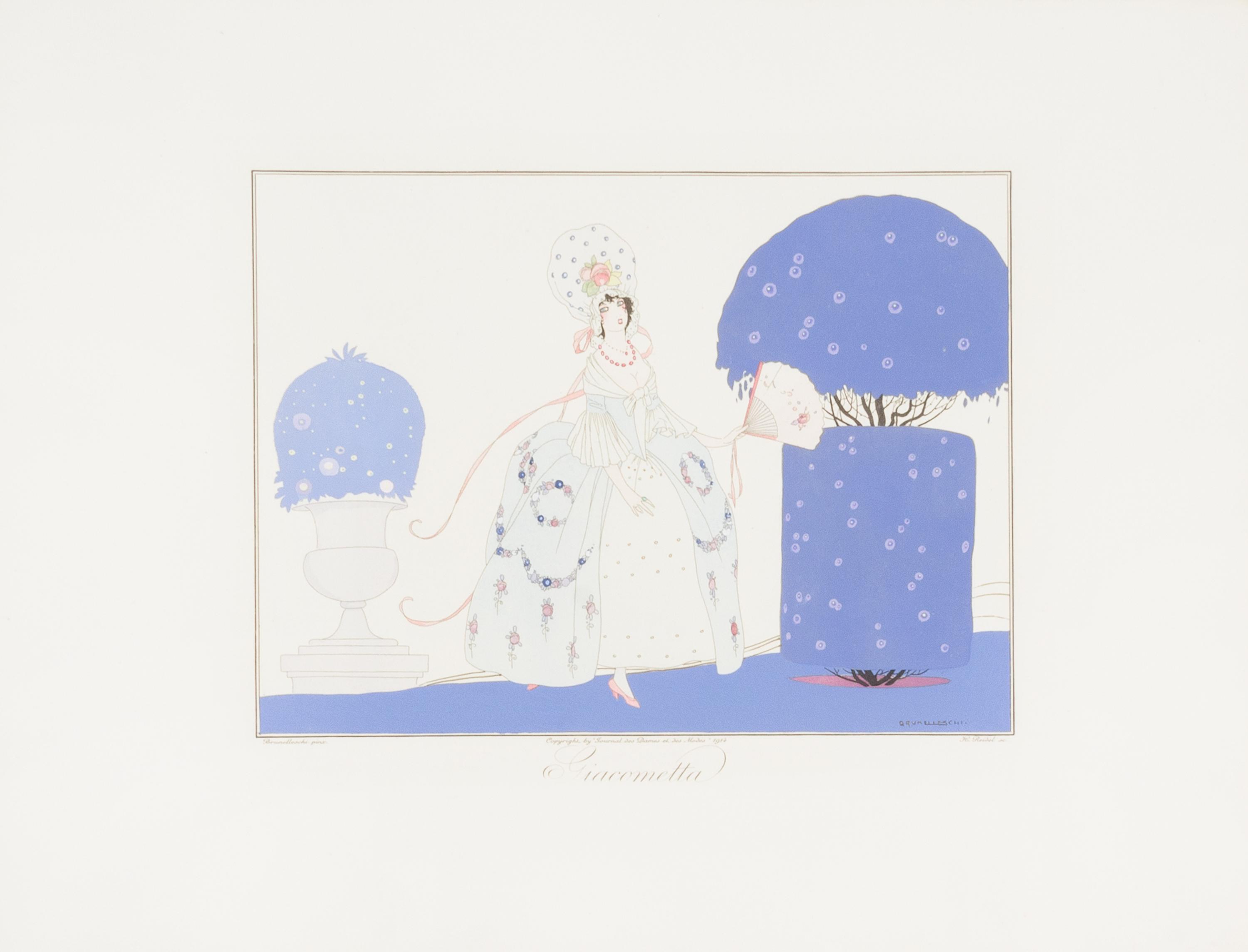 BRUNELLESCHI, Umberto (illustrator) Les Masques et les Personnages de la Comédie Italienne. LIMITED EDITION, number 76 of 415.