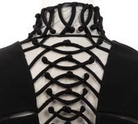 Ralph Rucci Crepe and Net Bolero Jacket