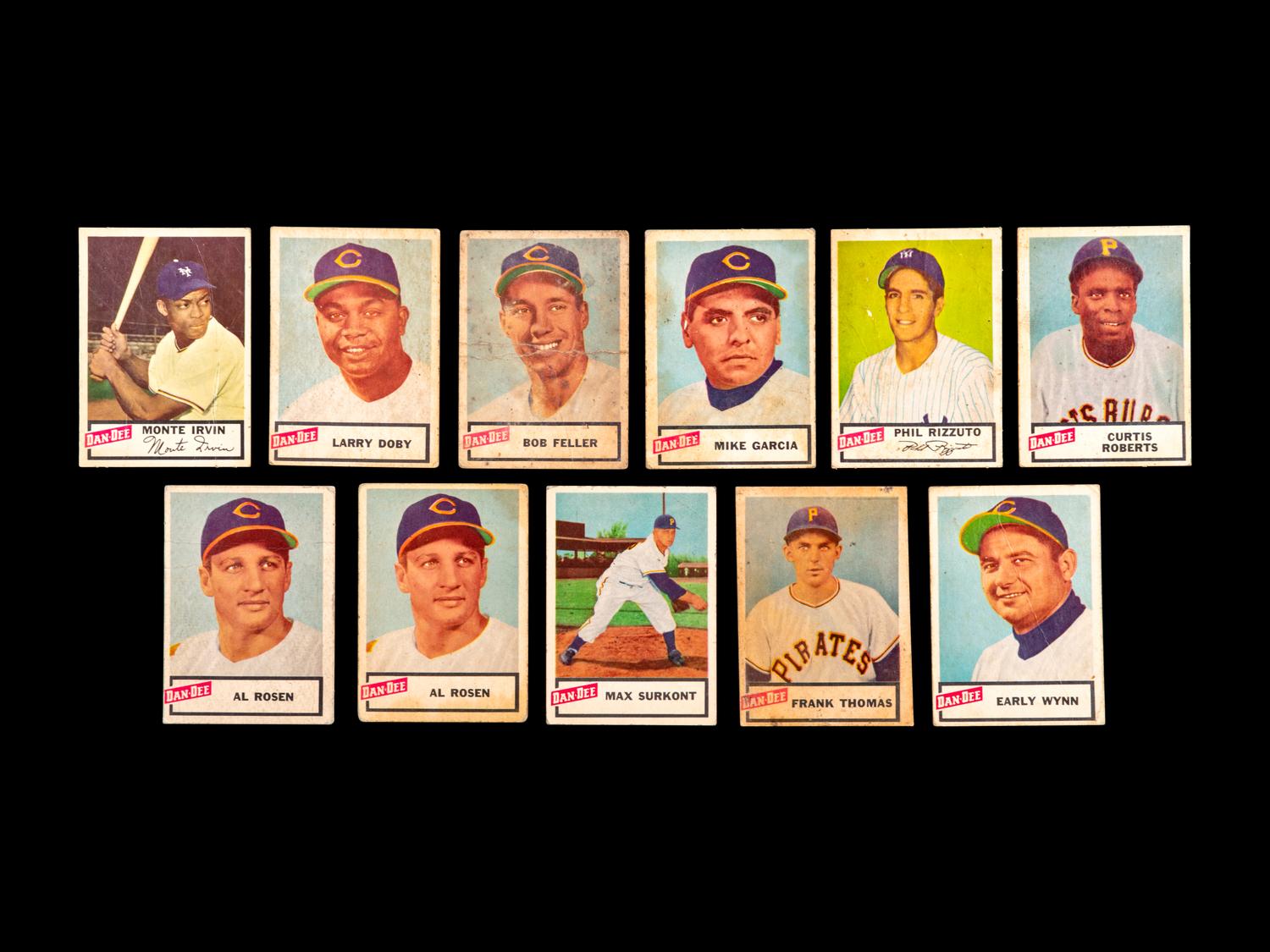 A Group of 11 1954 Dan-Dee Potato Chips Baseball Cards (Including Multiple Hall of Famers),