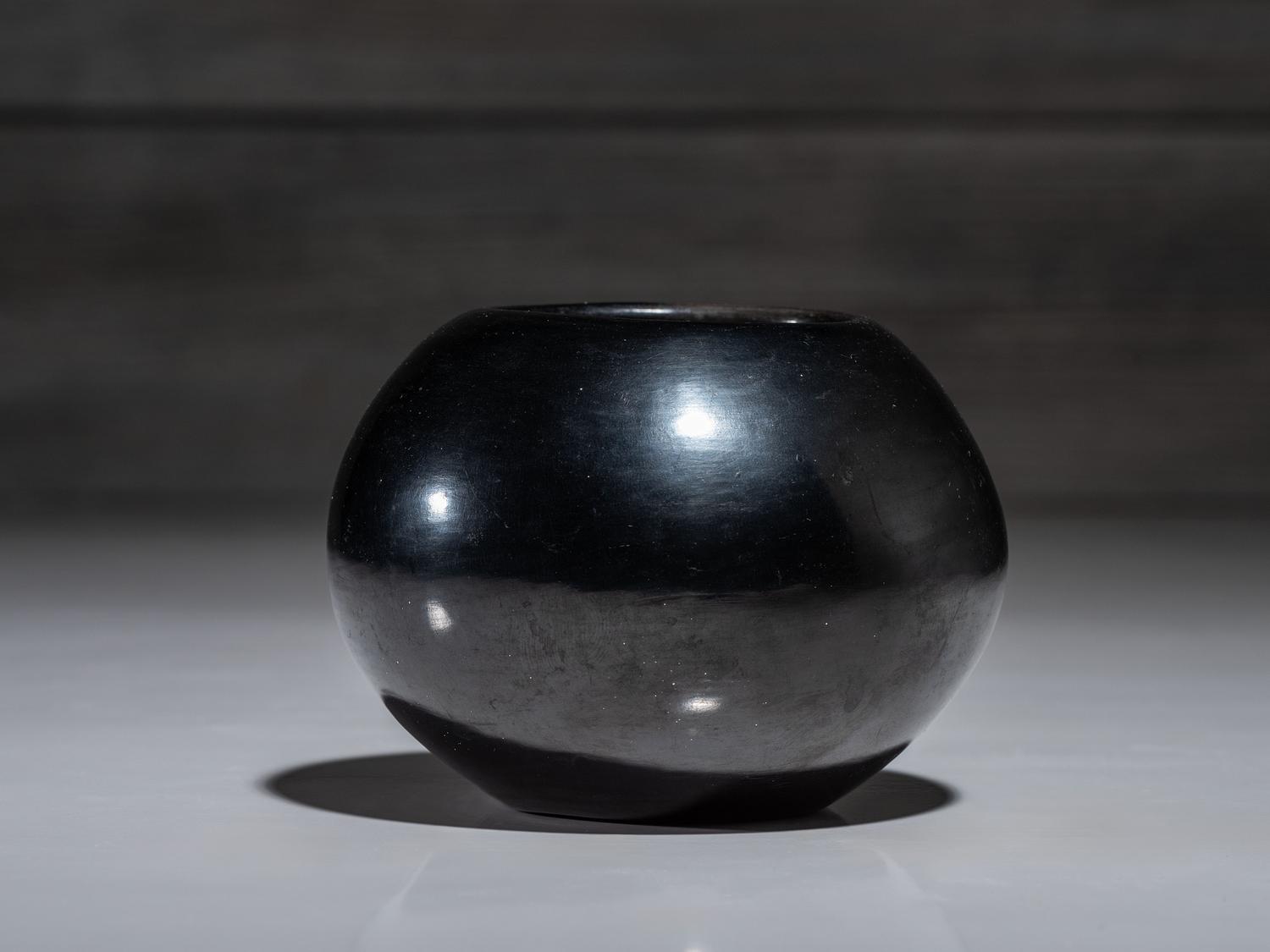 Blackware Bowl, with Gunmetal Finish September 1970