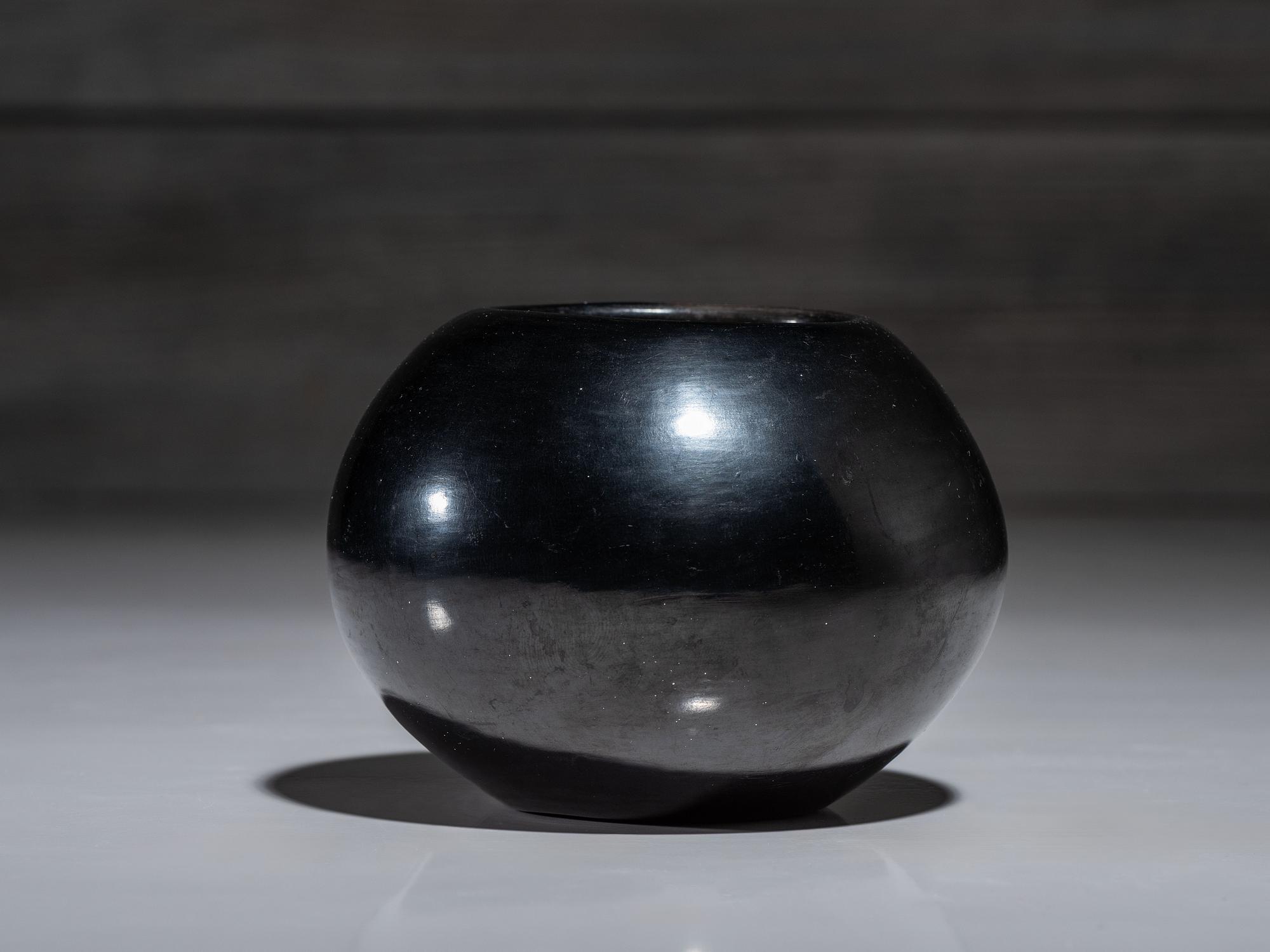 Blackware Bowl, with Gunmetal Finish September 1970