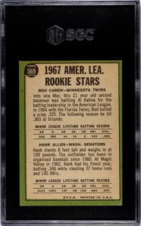 A Complete Set of 1967 Topps Baseball Cards Including SGC Graded Key Cards (609/609),