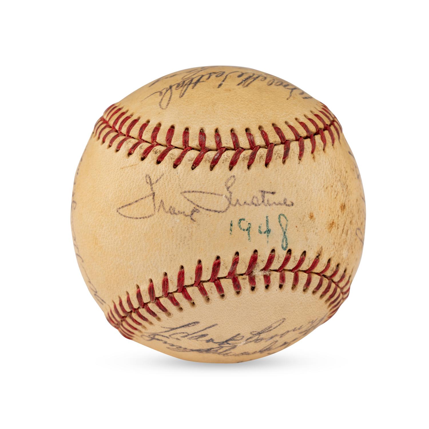 A 1948 Pittsburgh Pirates Multi Signed Autograph Baseball Including Pie Traynor and Paul Waner (JSA Letter of Authenticity),