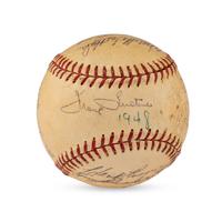 A 1948 Pittsburgh Pirates Multi Signed Autograph Baseball Including Pie Traynor and Paul Waner (JSA Letter of Authenticity),