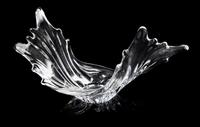A Corfac Glass Bowl Width 15 1/2 inches. — 20TH CENTURY
