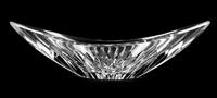 A Baccarat Glass Dish Length 18 1/2 inches. — 20TH CENTURY
