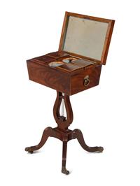 A Regency Style Mahogany Tea Poy