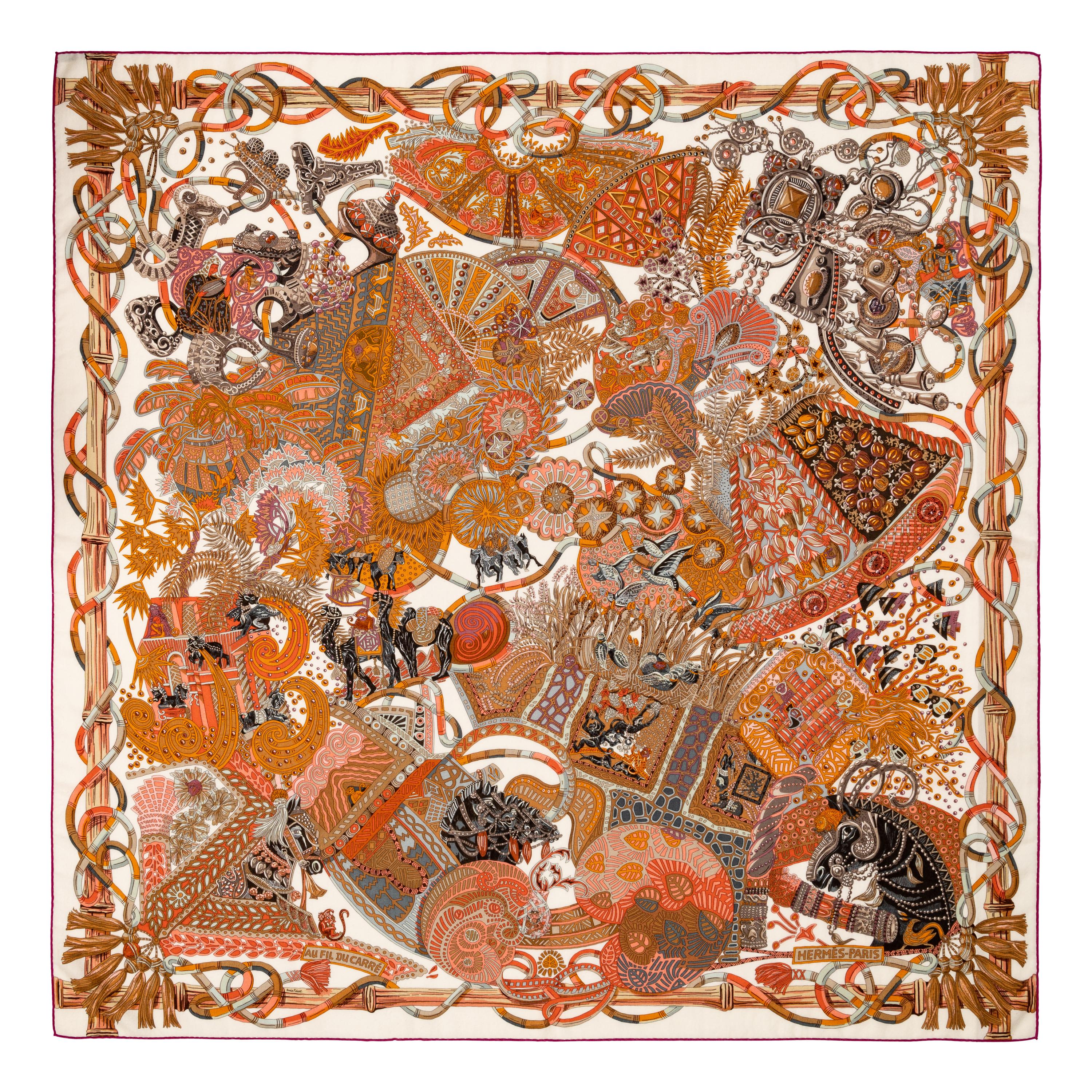 Hermès 140cm Cashmere/Silk Scarf
