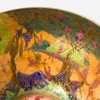 A Wedgwood Sunset Fairyland Lustre Octagon Bowl UK, circa 1920
