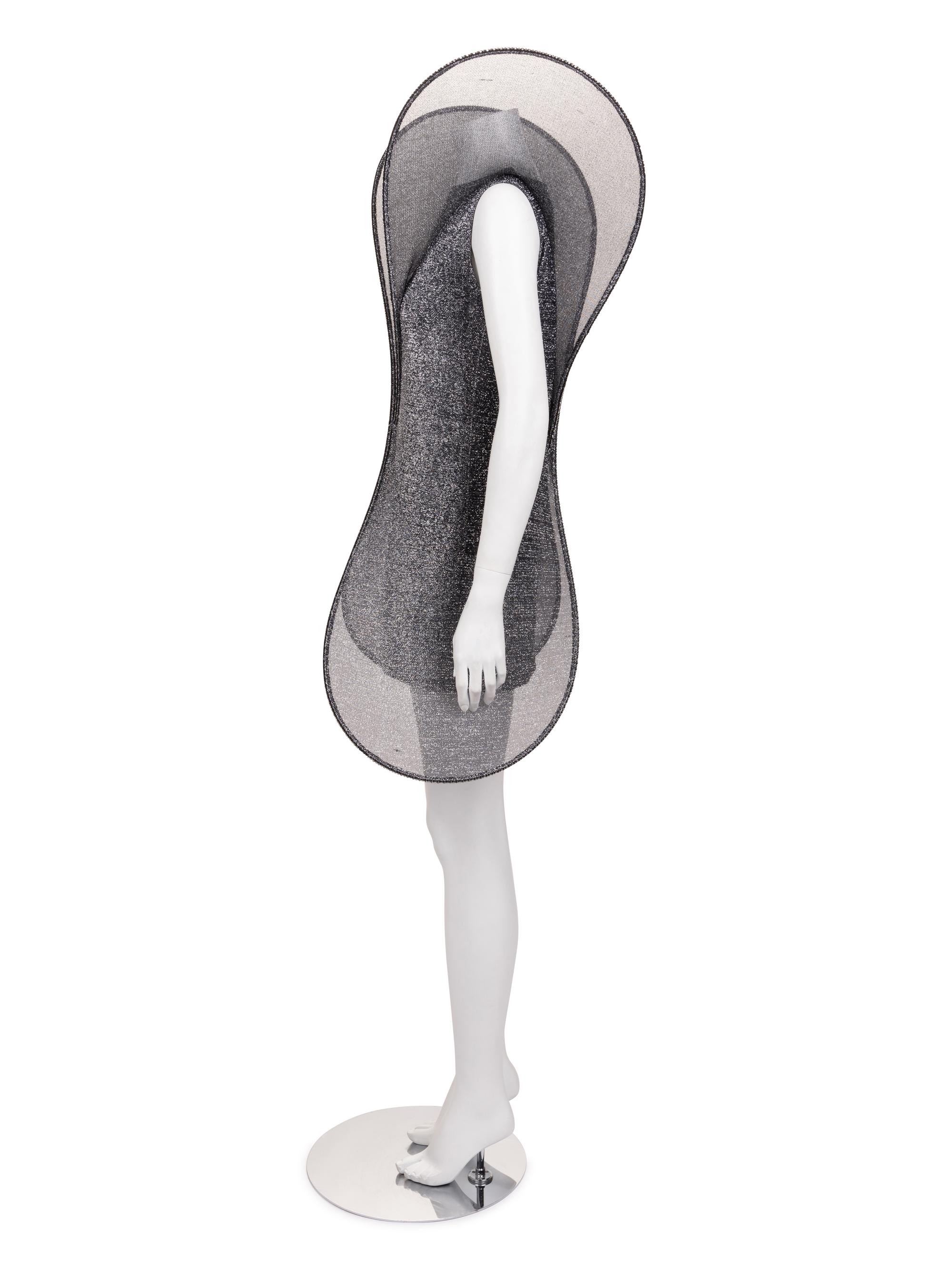Pierre Cardin Haute Couture "Butterfly" Cocktail Dress, 1993