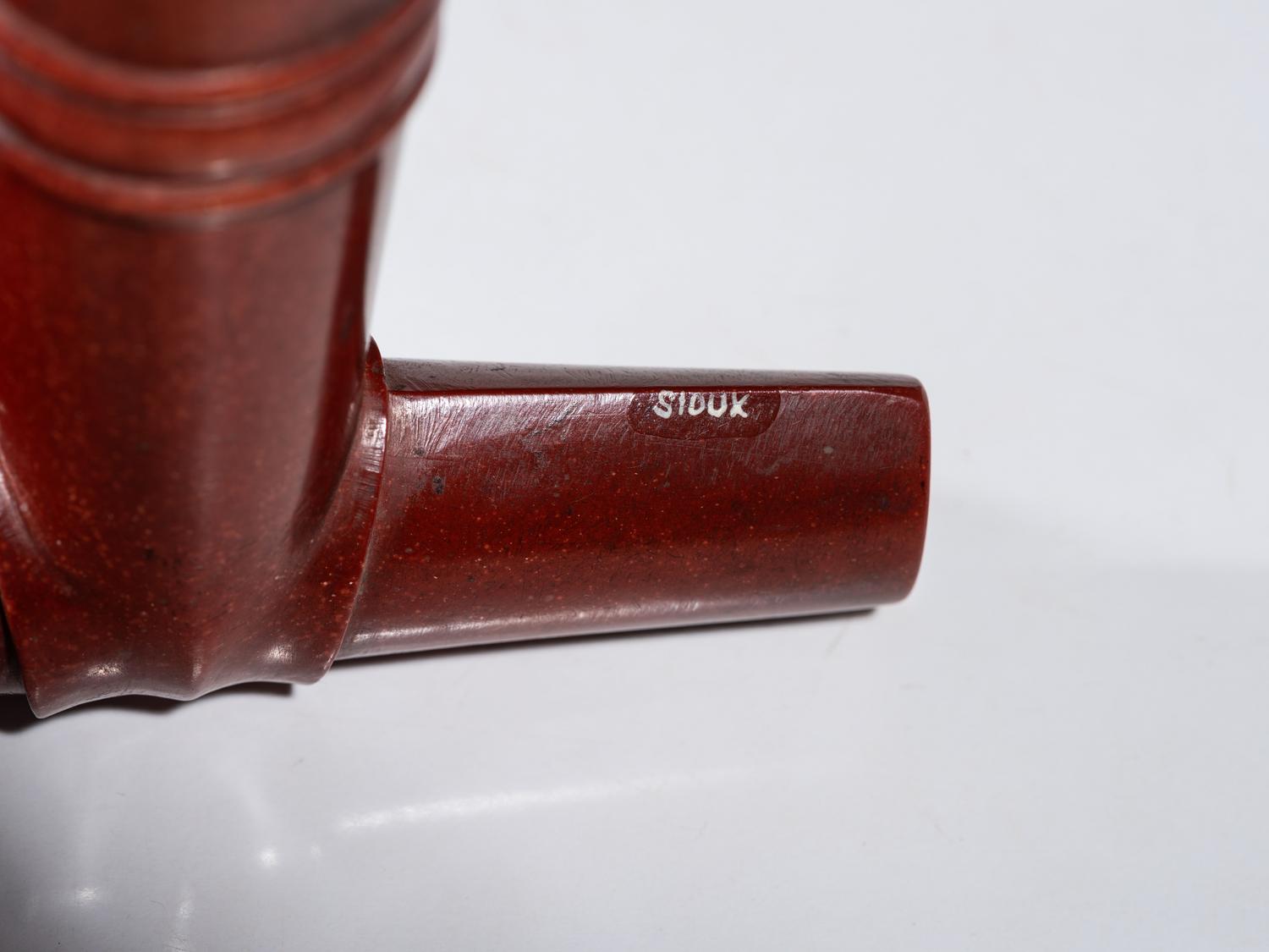 Sioux Catlinite Pipe Bowl, with Rings