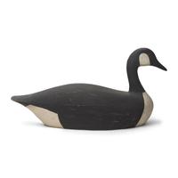 A Carved and Painted Wood Canada Goose Decoy