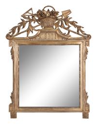 A Louis XVI Style Giltwood Mirror