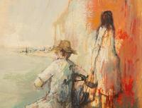 Personajes sur la plage