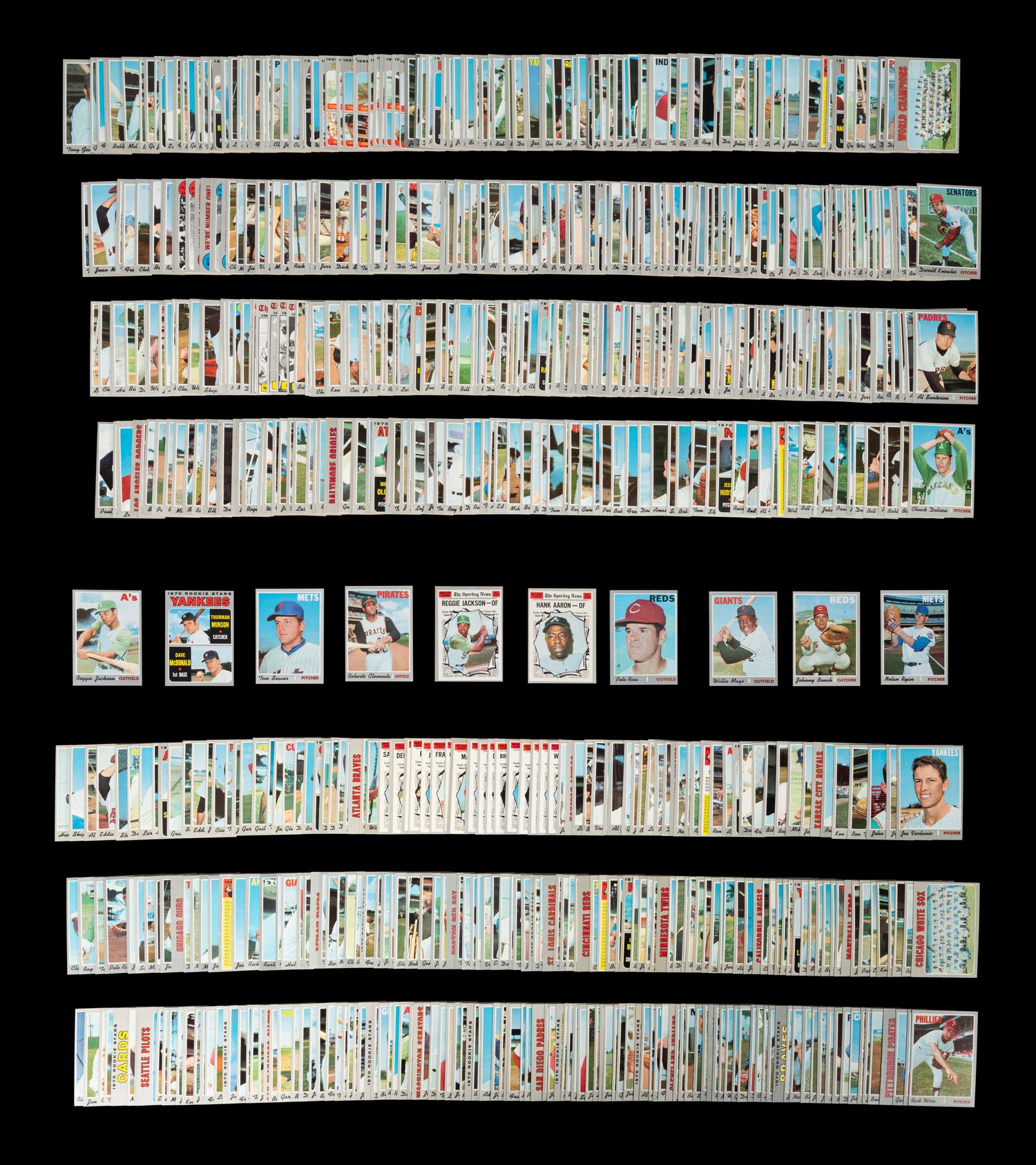 A Complete Set of 1970 Topps Baseball Cards (720/720)