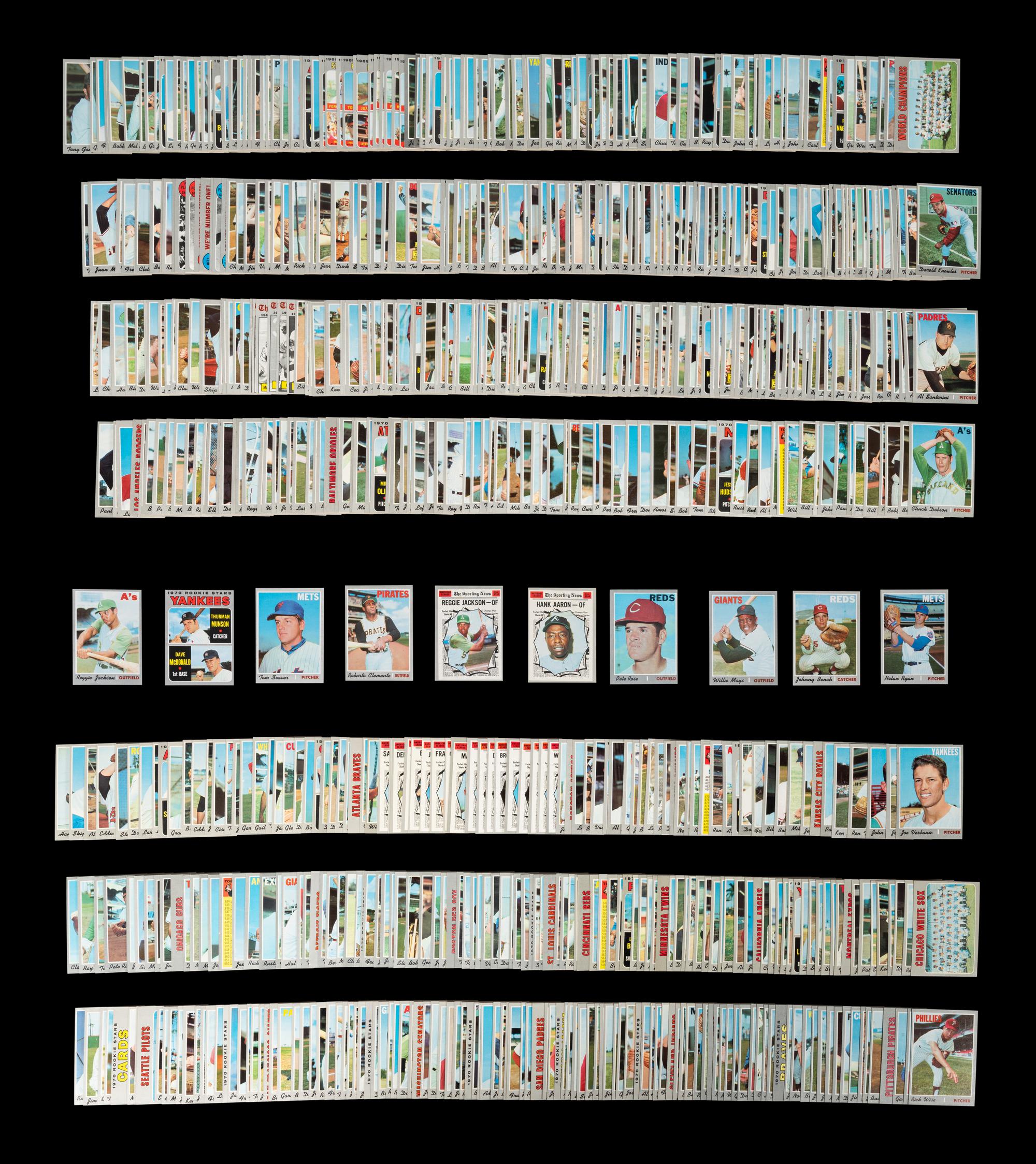 A Complete Set of 1970 Topps Baseball Cards (720/720)
