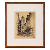 Anton Schutz (German/American, 1894-1977) — Five Etchings