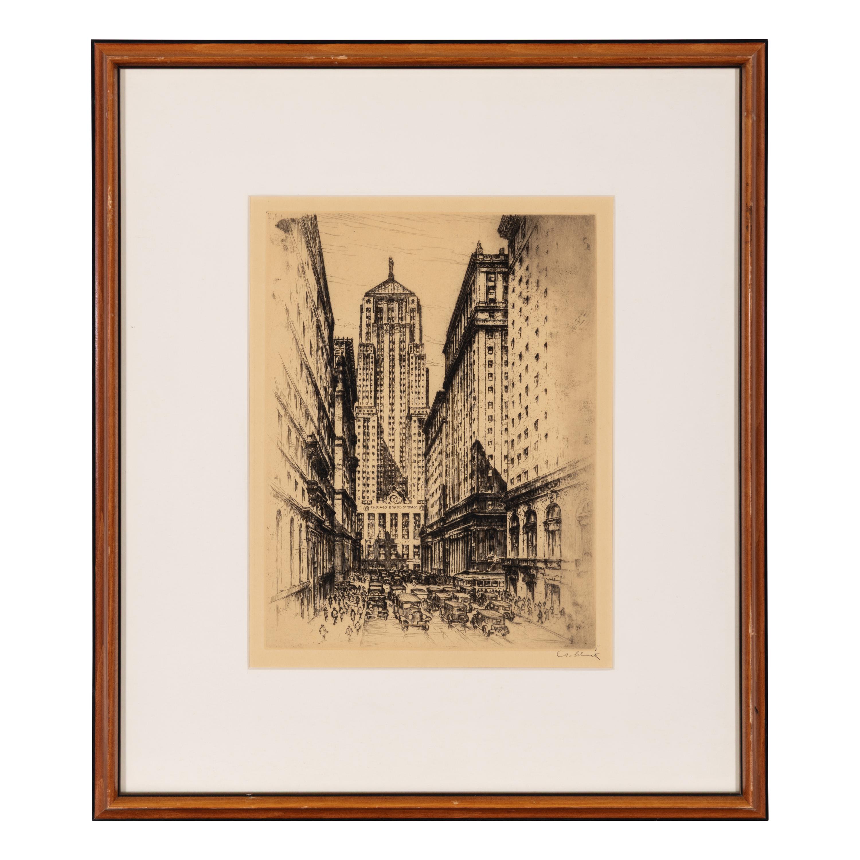 Anton Schutz (German/American, 1894-1977) — Five Etchings