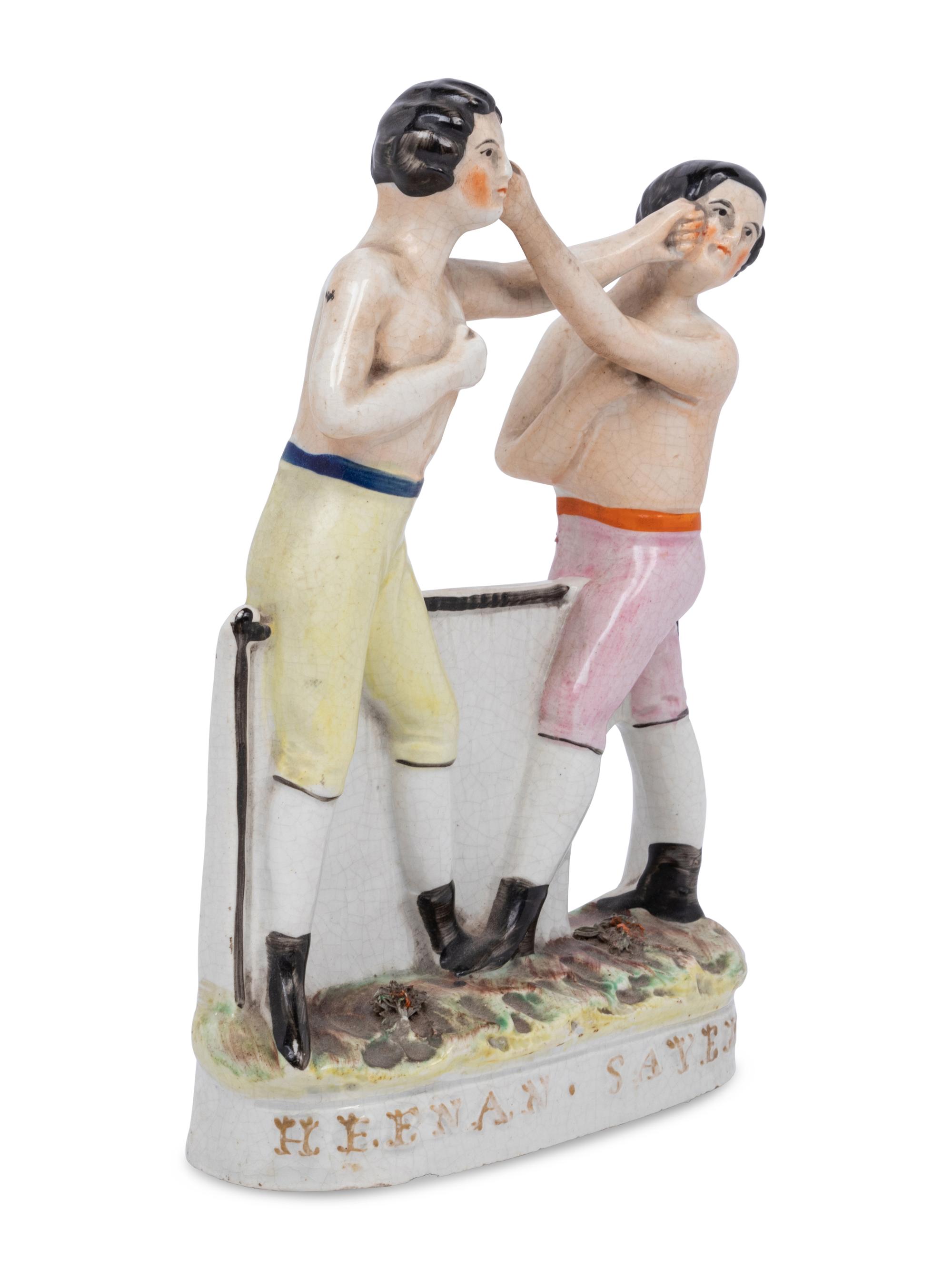 A Staffordshire Earthenware Figural Group