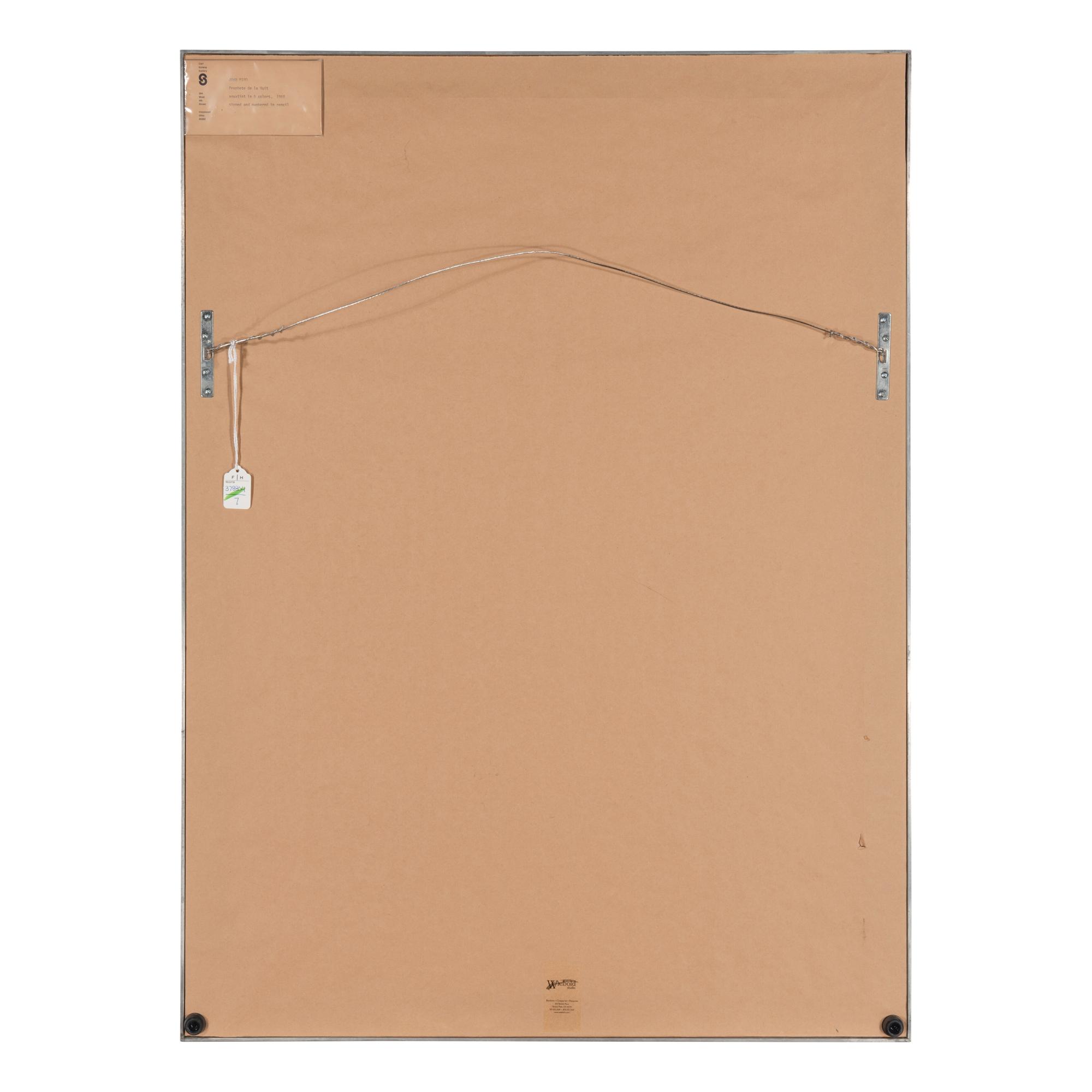 Joan Miró (Spanish, 1893–1983) — Le Prophète la Nuit , 1965