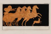 A Group of Eight Hand-Colored Engravings of Vase Designs