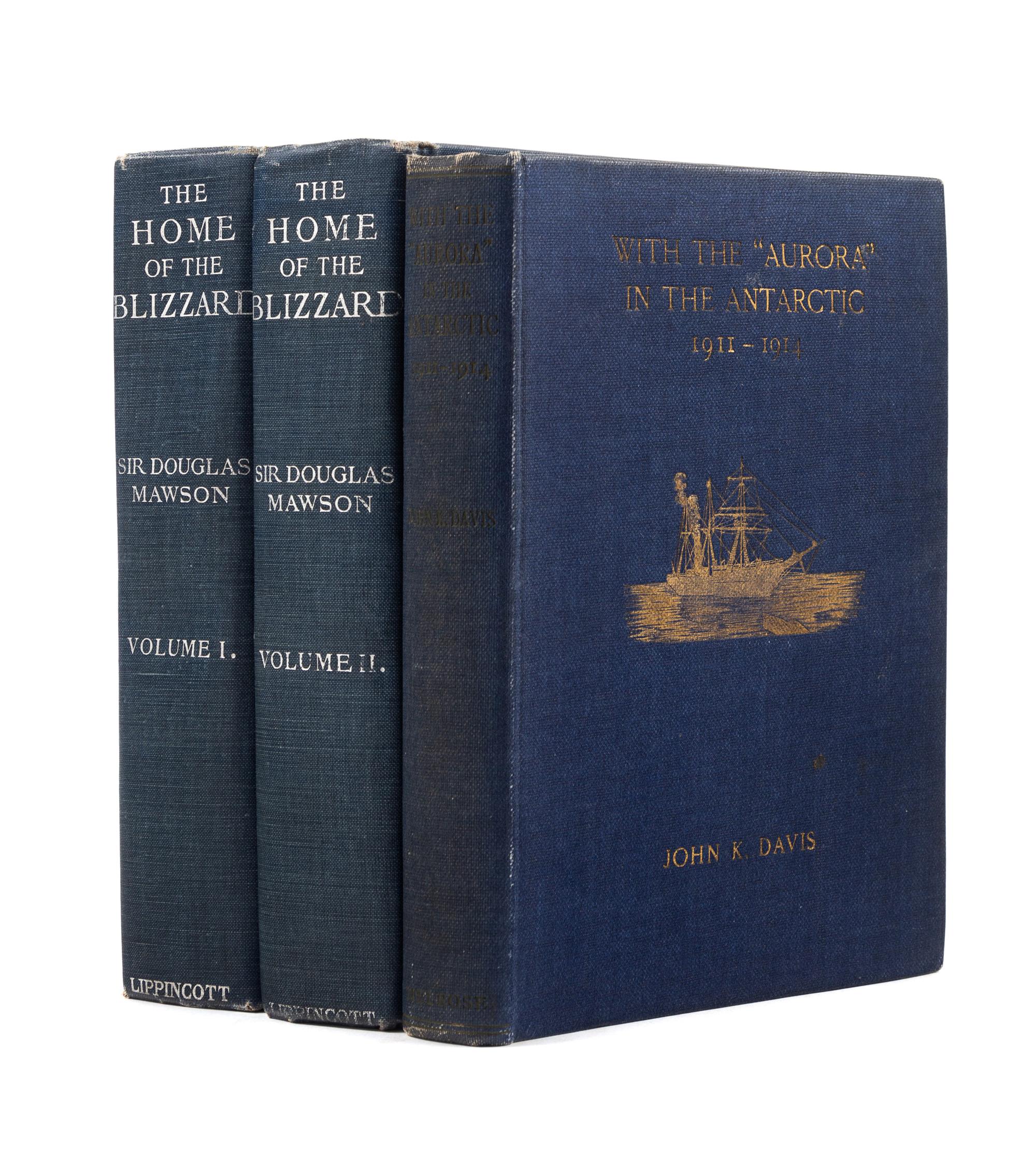 [ANTARCTIC EXPLORATION - AUSTRALASIAN]. MAWSON, Douglas, Sir (1882-1938). The Home of the Blizzard. Being the Story of the Australasian