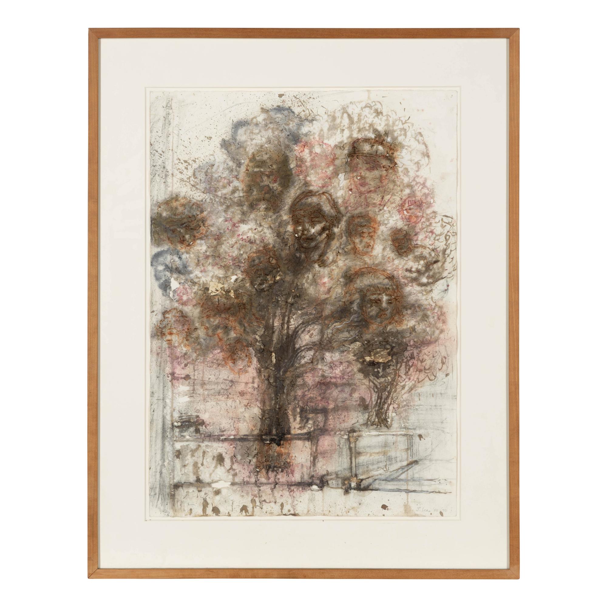 John Lees (American, b. 1943) — Faces in the Tree (I) , 1988-90