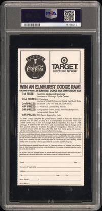 A December 17 1996 Chicago Bulls Ticket Stub Bulls 129, Lakers 123 (OT) First Kobe vs. Jordan Game (PSA 3 VG)