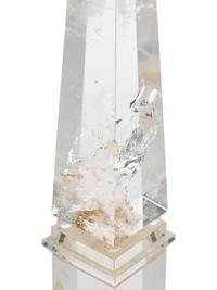 A Set of Four Rock Crystal Obelisks