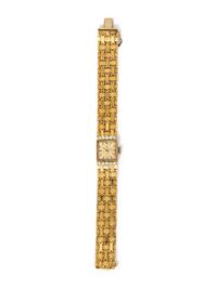 EBEL, 18K YELLOW GOLD AND DIAMOND WRISTWATCH