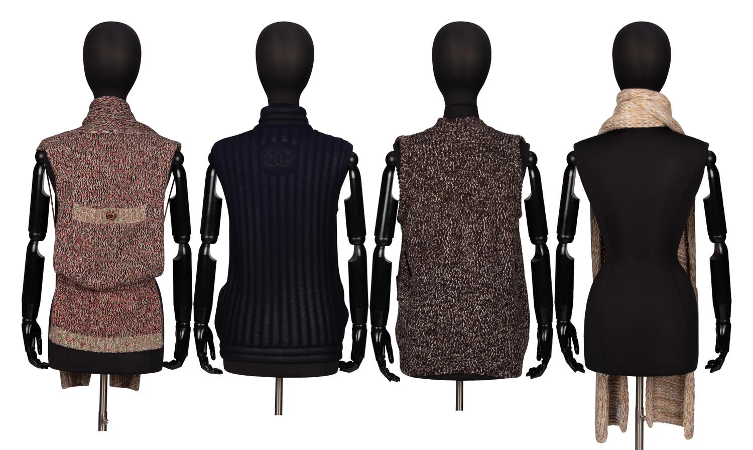 Chanel & YSL, Four Knitwear Pieces