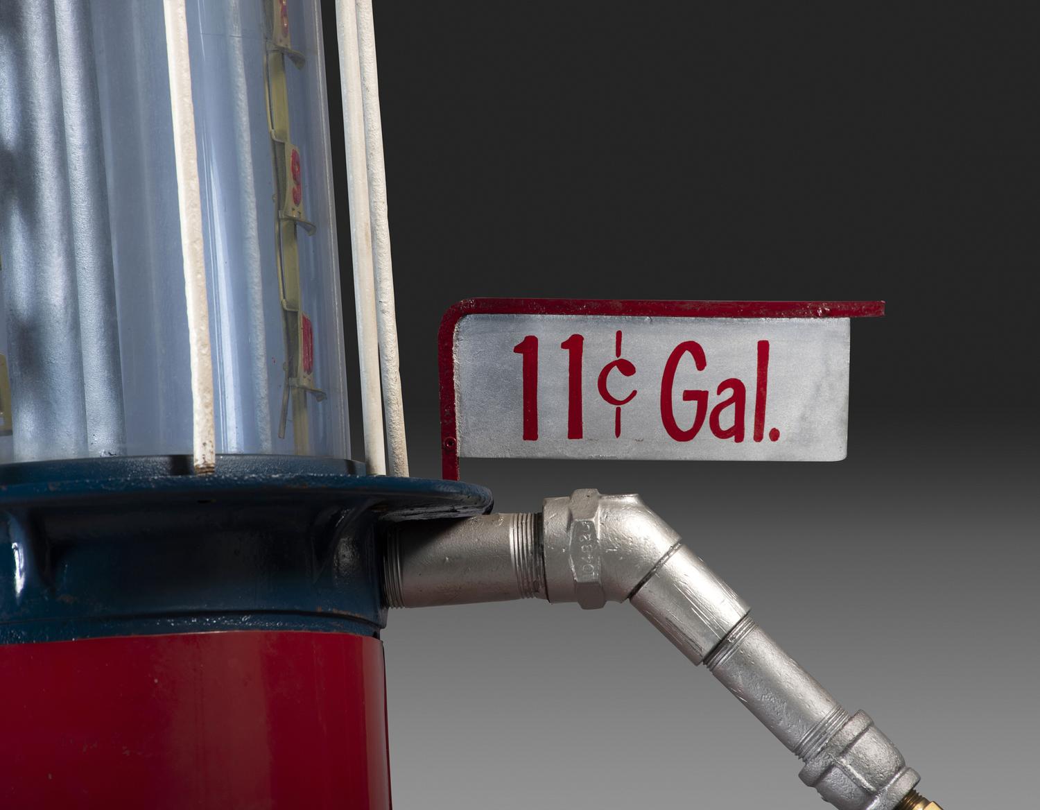 A Sohio Gravity Gasoline Pump