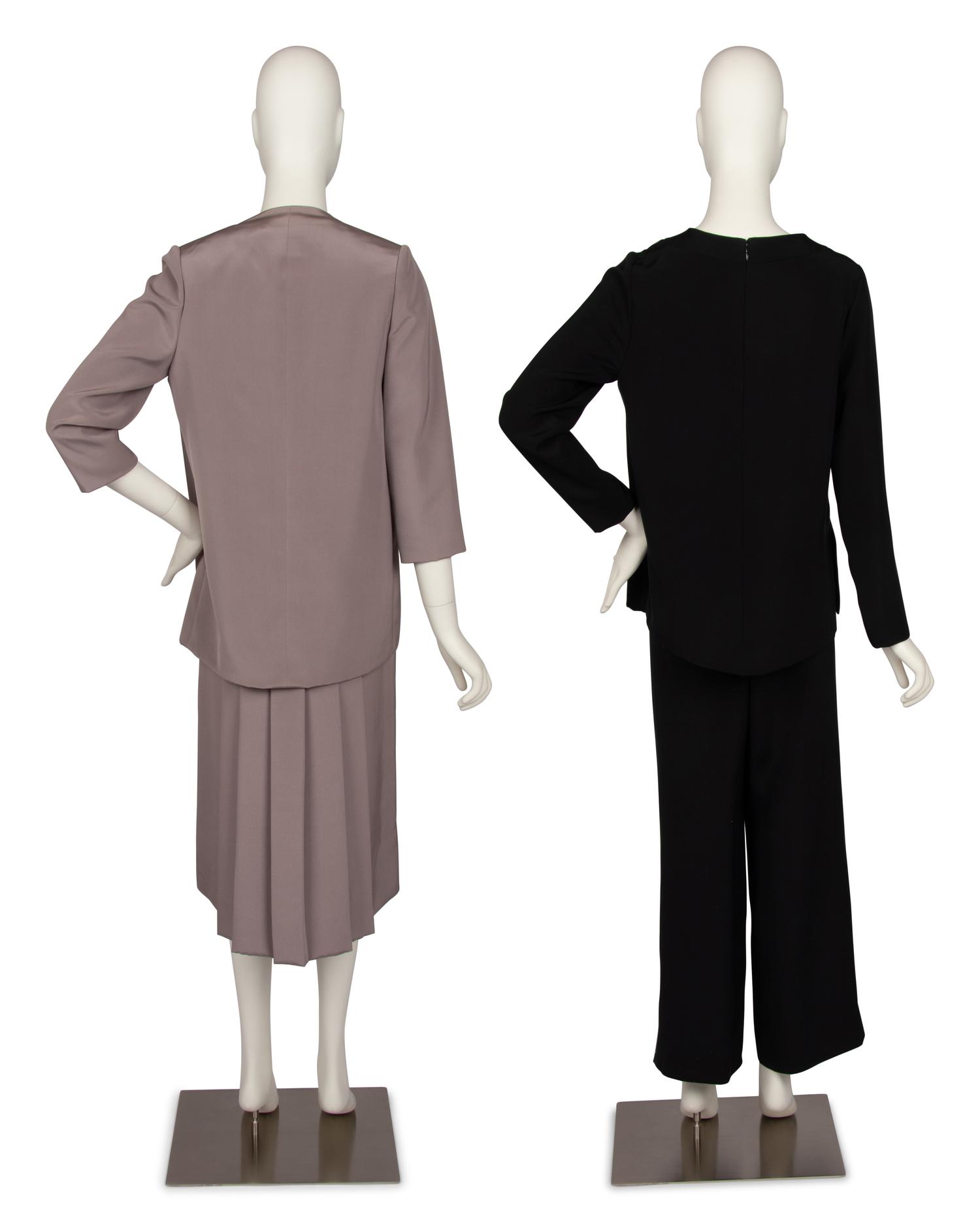 Two Christian Dior Haute Couture Two-Piece Ensembles. 2009-12
