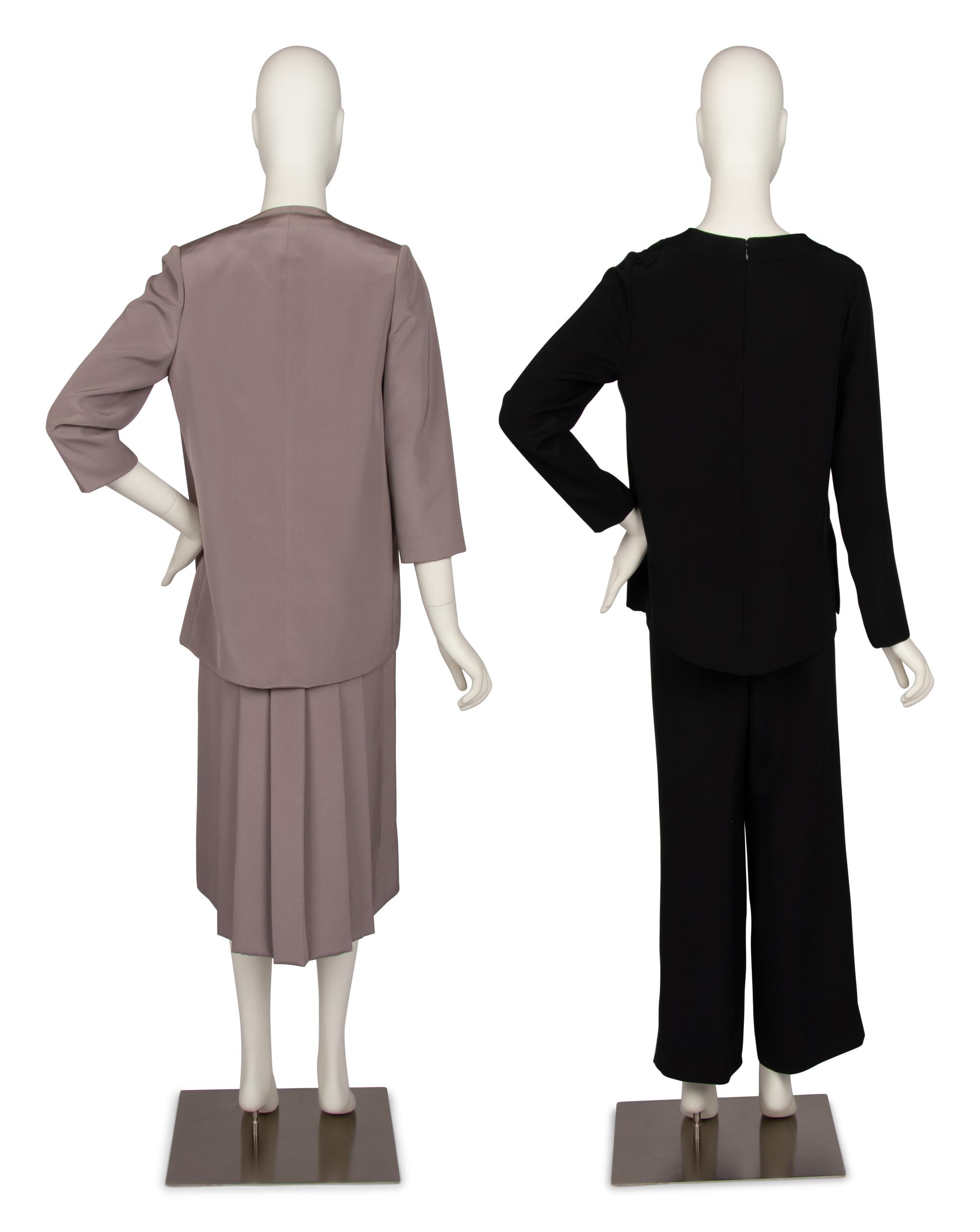 Two Christian Dior Haute Couture Two-Piece Ensembles. 2009-12