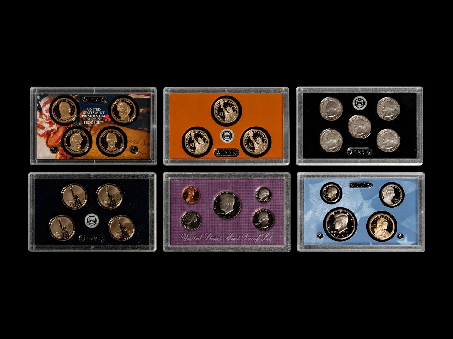 A Very Large Collection of U.S. Mint Issued Clad-Proof Sets