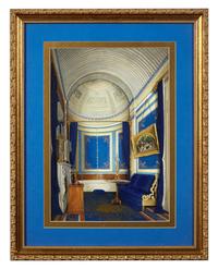 The Bathroom of Grand Princess Maria Alexandrovna , from Interiors of the Winter Palace , 1852
